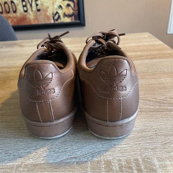 Adidas Metallic Bronze Superstar Sneaker Copper women’s size 8.5 - Picture 4 of 12